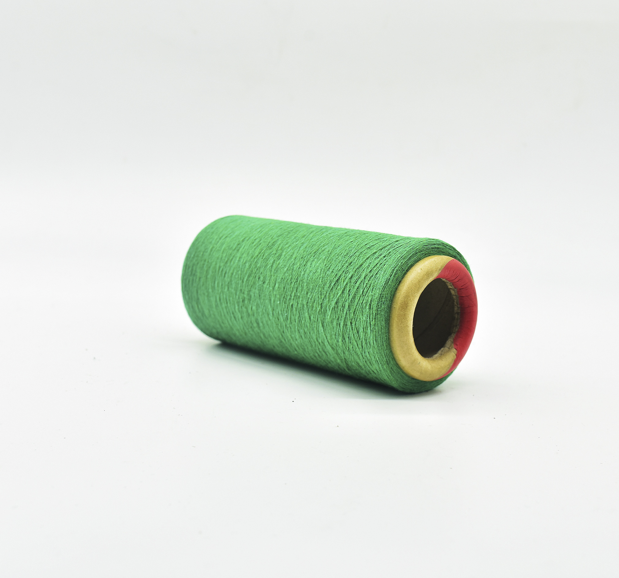 NE 16S Verde fios de algodão reciclado para meias de tricô