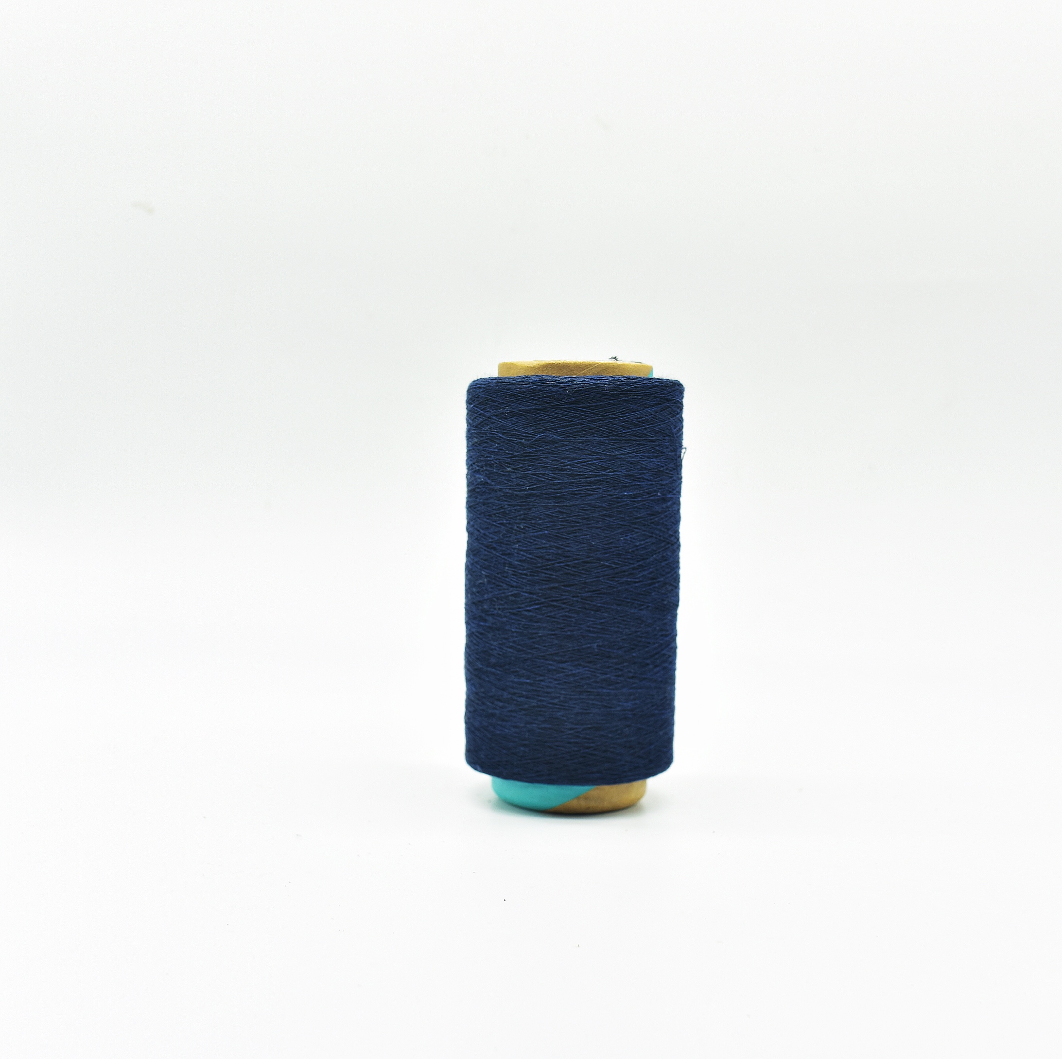 NE 12S fio de algodão reciclado azul marinho para meias de tricô